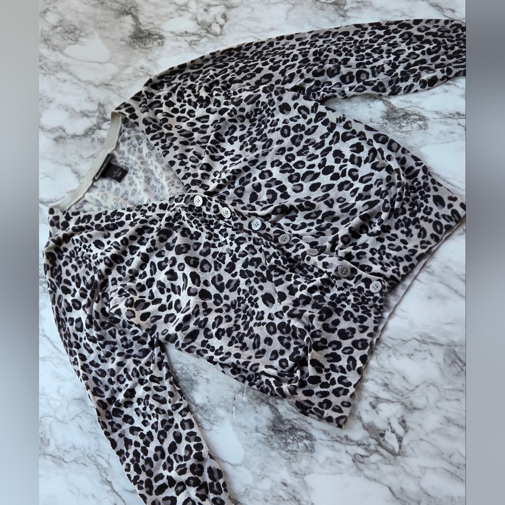 Lane Bryant Animal Print Cardigan